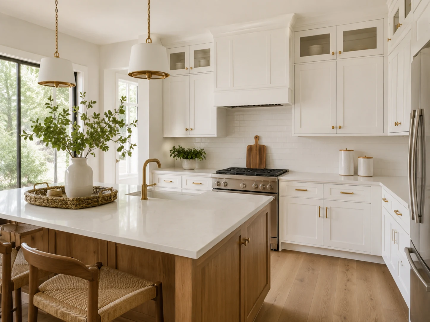 Bright renovated kitchen